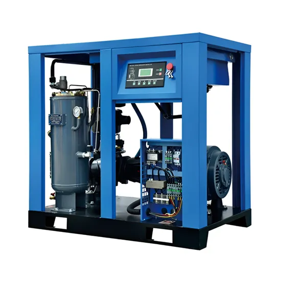 Venda direta da fábrica Compressor de ar de parafuso de velocidade fixa de 7,5 Kw Compressor de ar centrífugo Compressor de ar tipo parafuso de 75 Kw