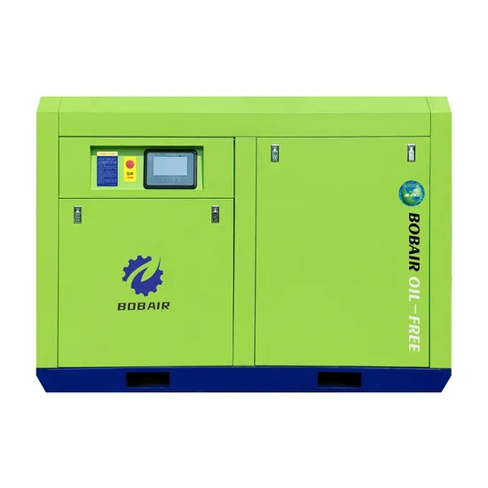 Compressor de parafuso único tipo estacionário com caixa de aço inoxidável