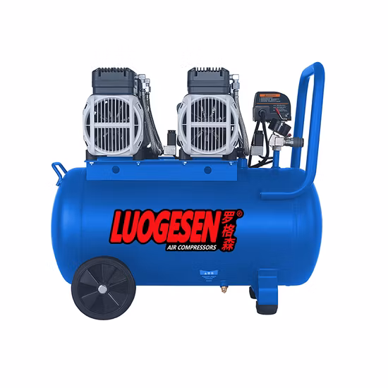 Ventilador elétrico resistente de alta pressão, óleo de resfriamento, compressor de parafuso único 10bar para indústria de vidro
