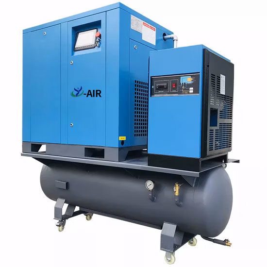 22kw 30HP 3.2~3.7m3/Min Industrial Elétrico Estacionário Direto Compressor de Ar de Parafuso Injetado a Óleo